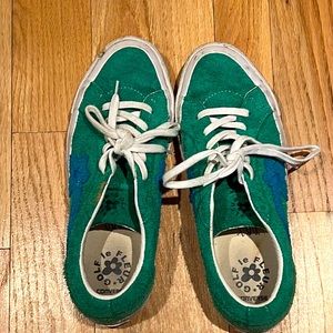 GOLF LE FLEUR converse green suede